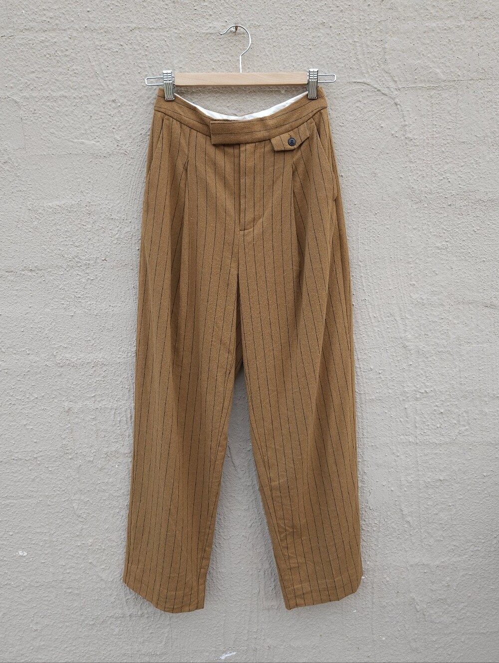 Madewell Rosedale Wool Striped Pant